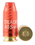 Traditions Inc 54344 Traditions ASC40 Snap Caps  40 S&W Plastic w/Brass Base 6 Per Box