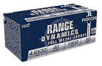 Fiocchi Ammunit 54472 Fiocchi 46EXA Training Dynamics  4.6x30mm H&K 40 gr Full Metal Jacket (FMJ) 50 B