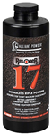 Alliant Powder/ 55218 Alliant Powder RELODER17 Rifle Powder Reloder 17 Rifle Multi-Caliber Magnum 1 lb