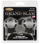 55358 Weaver Mounts 49307 Grand Slam Scope Ring Set For Rifle Extra High 1" Tube Matte