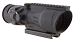 55364 Trijicon 100001 ACOG  Black Hardcoat Anodized 6x 48mm Illuminated Red Chevron .2