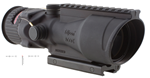 55366 Trijicon 100006 ACOG  Black Hardcoat Anodized 6x 48mm Illuminated Red Chevron 50