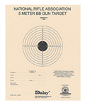 55771 Daisy 408 NRA 5-Meter Target  Bullseye Paper Hanging 5 Meters Air Rifle Black/Wh