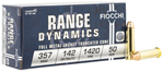 Fiocchi Ammunit 55843 Fiocchi 357F Range Dynamics  357 Mag 142 gr Full Metal Jacket Truncated-Cone (TC