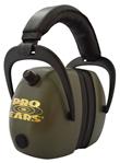 Altus Brands 56190 Pro Ears PEG2RMG Gold II Electronic Muff 30 dB Over the Head Green Ear cups with