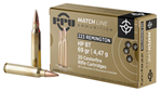 Tr&z Usa Tradin 56221 PPU PPM2231 Match  223 Rem 69 gr Hollow Point Boat-Tail (HPBT) 20 Bx/ 50 Cs