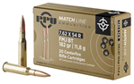 Tr&z Usa Tradin 56419 PPU PPM7 Match  7.62x54mmR 182 gr Full Metal Jacket (FMJ) 20 Bx/ 10 Cs