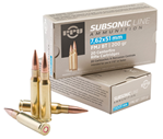 Tr&z Usa Tradin 56424 PPU PPS762 Subsonic  308 Win 200 gr Full Metal Jacket Boat-Tail (FMJBT) 20 Bx/ 1