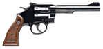Smith & Wesson 150477 17 Masterpiece Single/Double 22 Long Rifle 6" 6 Wood Blued