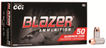 Cci/speer 58002 CCI 3589 Blazer 40 S&W 165 GR Total Metal Jacket 50 Bx/ 20 Cs