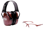 Honeywell Safet 58068 Howard Leight R01727 Woman''s Shooting Safety Combo Earmuff/Shooting Glasses 25