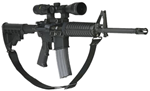 Outdoor Connect 58958 Max Ops SPT4 Duty Tactical Sling 1.25" W x 11" L Adjustable Two-Point Black Webb