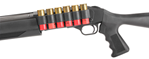 Pachmayr 59220 TacStar 1081212 Slimline Sideaddle Black Polymer w/Aluminum Mounting Plate for M