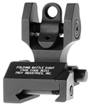 60496 Troy Ind SSIGFBSROBT00 BattleSight Rear Sight Folding Black Hardcoat Anodized fo