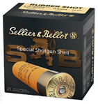 Magtech 61956 Sellier & Bellot SB12RSA Shotgun 12 Gauge 2.75" 2 11/16 oz 15 Rubber Pellets Sho