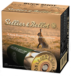 Magtech 61963 Sellier & Bellot SB12BSF Shotgun 12 Gauge 2.75" 12 Pellets 1 Buck Shot 25 Bx/ 10