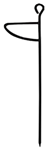 62529 Primos PS60086 Double Bull Ground Blind Stakes Black Steel 4 Per Pkg