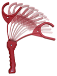 Mtm Molded Prod 62568 MTM Case-Gard EZ-3 EZ-3 Clay Bird Thrower Red Manual Cocking 19" Long Single Amb