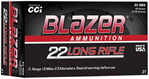 Cci/speer 63214 CCI 0021 Blazer High Velocity 22 LR 40 gr Lead Round Nose (LRN) 50 Bx/ 100 Cs
