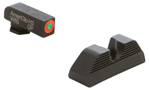 Ameriglo 6406 AmeriGlo GL351 UC Set  Square Green Tritium with Orange Outline Front & U-Notch