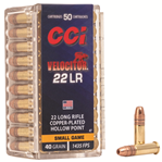 Cci/speer 64738 CCI 0047 CCI 22 Long Rifle Velocitor Copper-Plated HP 40GR 50Box/100 Case