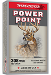 Winchester Ammunition X3086 WINCHESTER SUPER-X 308 WIN 180GR POWER POINT 20RD 10BX/CS