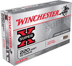 Winchester Ammu 65243 Winchester Ammo X220S Super-X 220 Swift 50 GR Pointed Soft Point 20 Bx/ 10 Cs