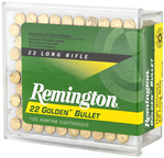 66127 Remington Ammunition 1500 Golden Bullet 22 Long Rifle (LR) 40 GR Plated Lead Rou