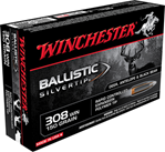 Winchester Ammu 67670 Winchester Ammo SBST308 Supreme 308 Winchester/7.62 NATO 150 GR Ballistic Silver