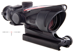 69323 Trijicon TA31H68 ACOG 4x32mm w/TA51 Mnt 6.8SPC Red Horseshoe 36.80ft@100yds Blk