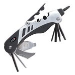 69501 Real Avid AVGTCL211 Gun Tool  Black/Silver Rubber Grip Coated Polymer Jackets Ha