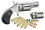 North American Arms 22 MAGNUM NAA 22MCTW 22 Wasp 22Mag w/22LR Cyl 1.62" 5rd Blk Rubber Grip SS