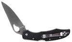 70785 Spyderco BY03PBK2 Byrd Cara Cara 2 Lightweight 3.75" Folding Drop Point Plain 8C