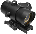 Ncstar / Vism 70826 NcStar DLB140R Red Dot w/Laser & QR Mount Black Anodized 1x40mm 3 MOA Illuminate