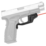 Crimson Trace C 70864 Crimson Trace LG448 Laserguard Springfield XD/XDM Red 633nm .5"@50ft 1-1/3N Blk