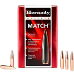 Hornady 2458 Match   6mm .243 105 GR Boat Tail Hollow Point Match 100 Box
