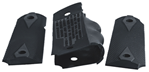 72862 Pearce Grip PGM1911 Modular Grip System  Black Rubber for 1911 Government