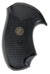 73014 Pachmayr 03252 Compact Pistol Grip S&W J Frame Round Butt Black Rubber