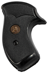 73237 Pachmayr 03254 Compact Pistol Grip S&W J Frame Round Butt Black Rubber