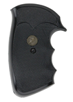 73239 Pachmayr 02528 Gripper Pistol Grip Colt Python/Trooper Black Rubber