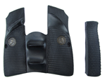 73246 Pachmayr 03952 Signature Grip Wraparound Checkered Black Rubber with Backstrap &