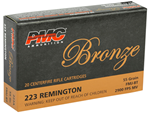 Pmc 74001 PMC 223A Bronze Target 223 Rem/5.56 NATO FMJBT 55GR 20Box/50Case