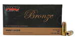 Pmc 74093 PMC 9B Bronze  9mm Luger 115 gr Jacketed Hollow Point (JHP) 50 Bx/ 20 Cs
