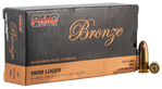 Pmc 74129 PMC 9G Bronze 9mm Full Metal Jacket 124GR 50 Box/20 Case
