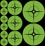 Birchwood Labor 74837 Birchwood Casey 33938 Target Spots Green Crosshair Self-Adhesive 1"-60/2"-30/3"-