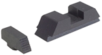 Ameriglo 75177 AmeriGlo GT504 Defoor Tactical Sight Set Black Front & Rear Black Frame for Most