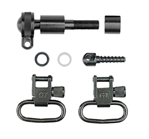 Grovtec Usa Inc 75621 Grovtec US Inc GTSW18 Locking Swivel Set Rifle 1" Black Oxide Rem 760 (1969-81)/