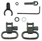 Grovtec Usa Inc 75628 Grovtec US Inc GTSW43 Swivel Set Tube .630"-.675" 1" Black Steel Rifle