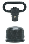 Grovtec Usa Inc 75630 Grovtec US Inc GTSW296 Mag Cap With Swivel Shotgun 1" Push Button Black Oxide Re
