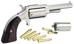 North American Arms  NAA 1860250C Sheriff Conversion 22LR/22Mag 2.5" 5rd Wood Grip Satin Stainless